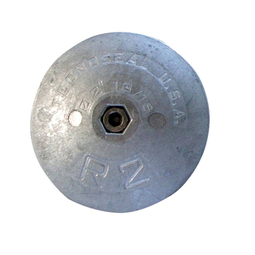 Tecnoseal R2 Rudder Anode - Zinc - 2-13/16" Diameter [R2] - Twin Screws Marine Service