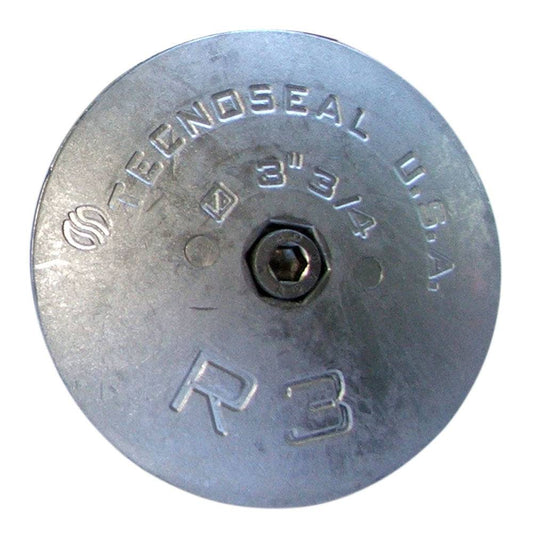 Tecnoseal R3 Rudder Anode - Zinc - 3-3/4" Diameter [R3] - Twin Screws Marine Service