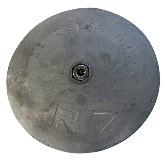 Tecnoseal R7 Rudder Anode - Zinc - 6-1/2" Diameter [R7] - Twin Screws Marine Service