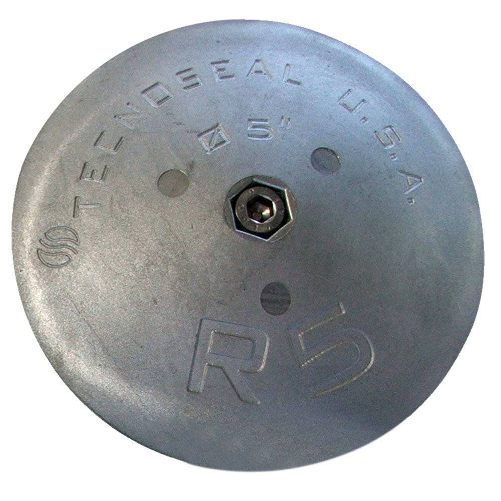 Tecnoseal R5AL Rudder Anode - Aluminum - 5" x 7/8" [R5AL] - Twin Screws Marine Service