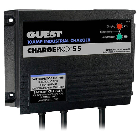 Guest 10AMP - 12/24V 2 Bank 120V Input On-Board Battery Charger [28210] - Twin Screws Marine Service