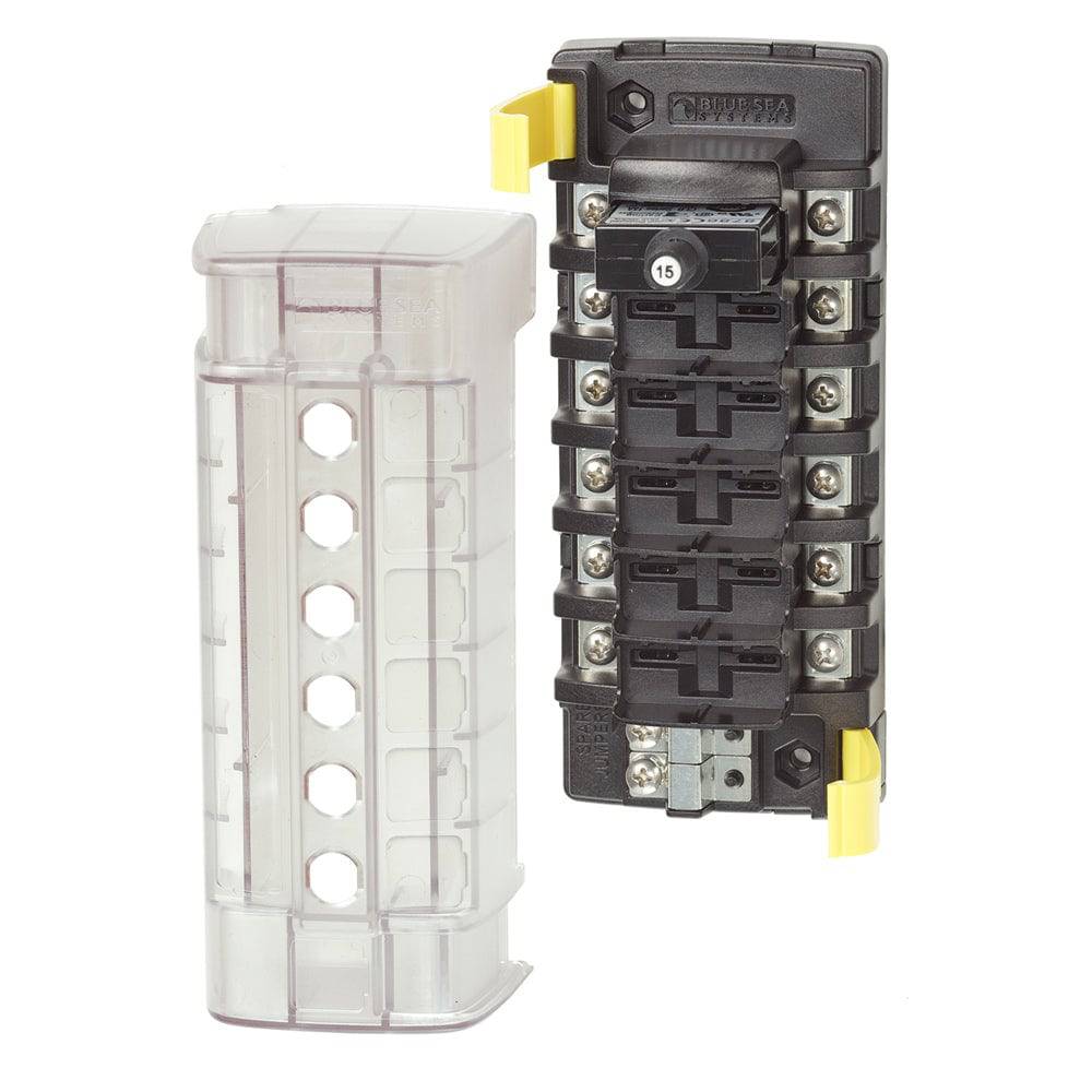 Blue Sea 5050 ST CLB Circuit Breaker Block - 6 Position [5050] - Twin Screws Marine Service