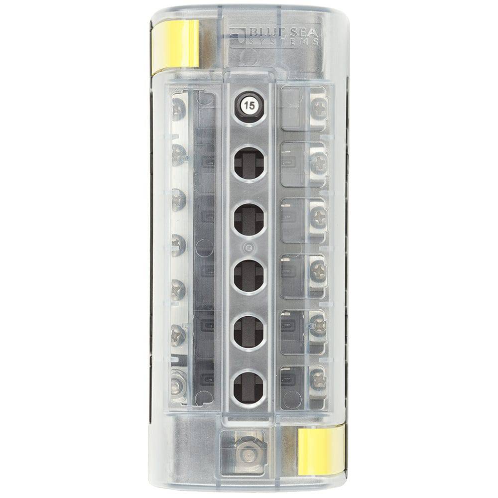 Blue Sea 5052 ST CLB Circuit Breaker Block - 6 Position w/Negative Bus [5052] - Twin Screws Marine Service