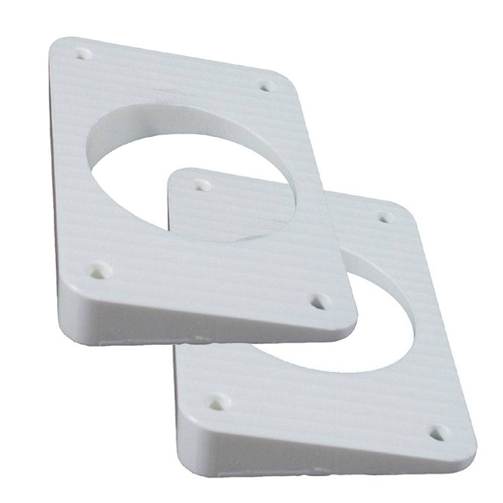 TACO Wedge Plates f/Grand Slam Outriggers - White [WP-150WHA-1] - Twin Screws Marine Service
