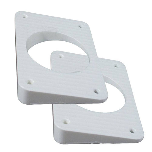 TACO Wedge Plates f/Grand Slam Outriggers - White [WP-150WHA-1] - Twin Screws Marine Service