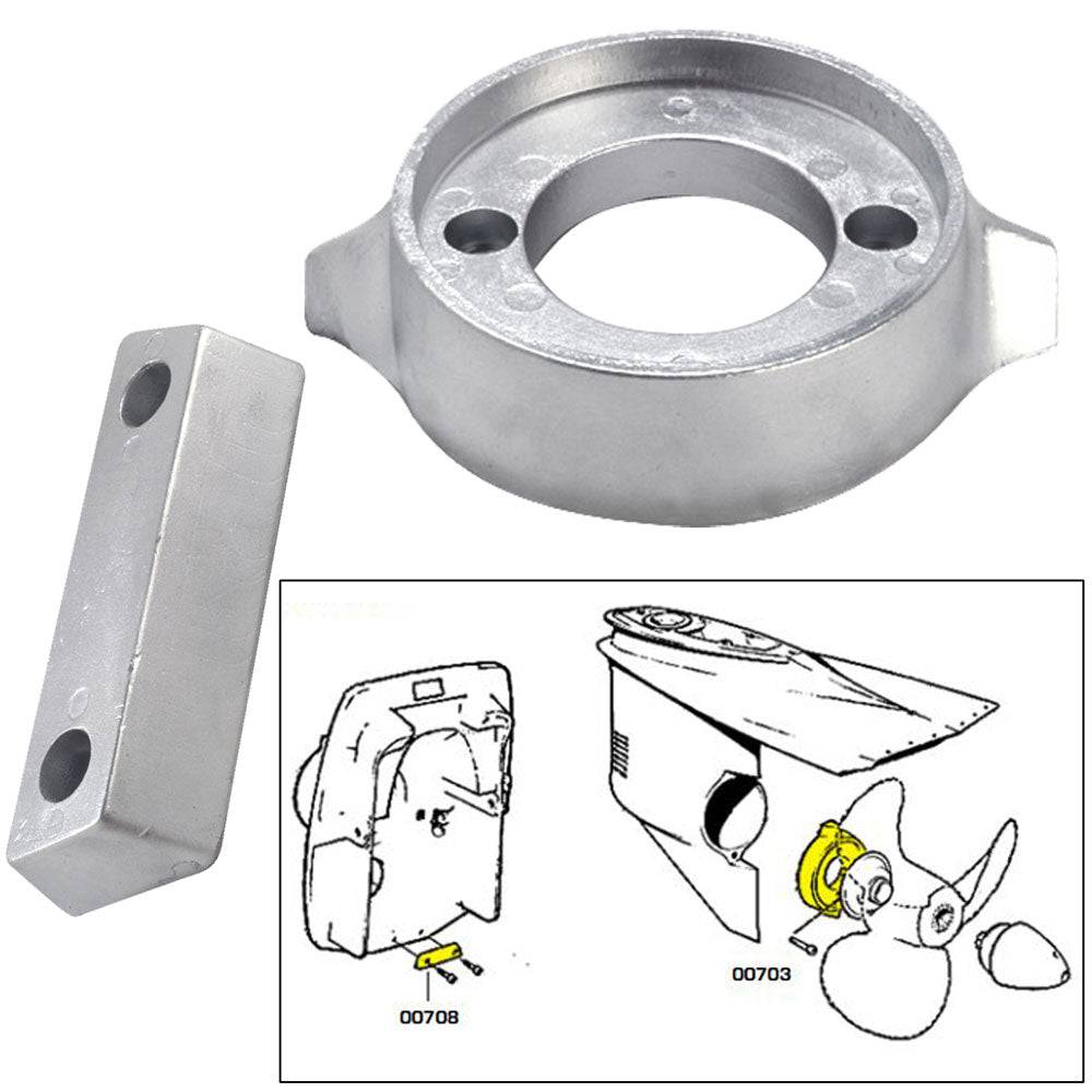 Tecnoseal Anode Kit w/Hardware - Volvo 290 - Magnesium [20705MG] - Twin Screws Marine Service