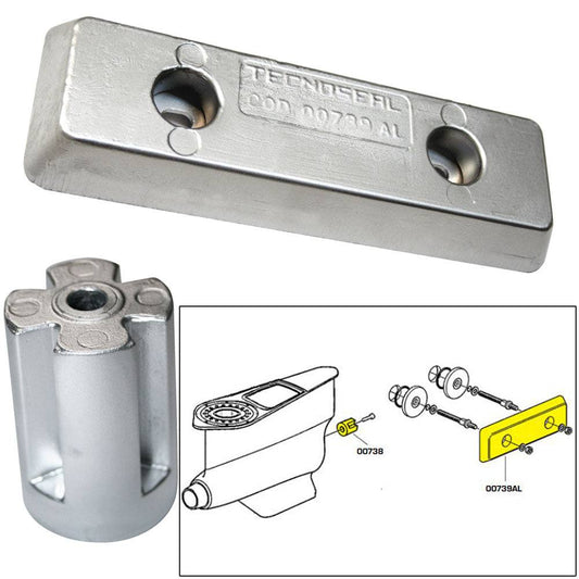 Tecnoseal Anode Kit - Volvo IPS - Zinc/Aluminum [20715] - Twin Screws Marine Service