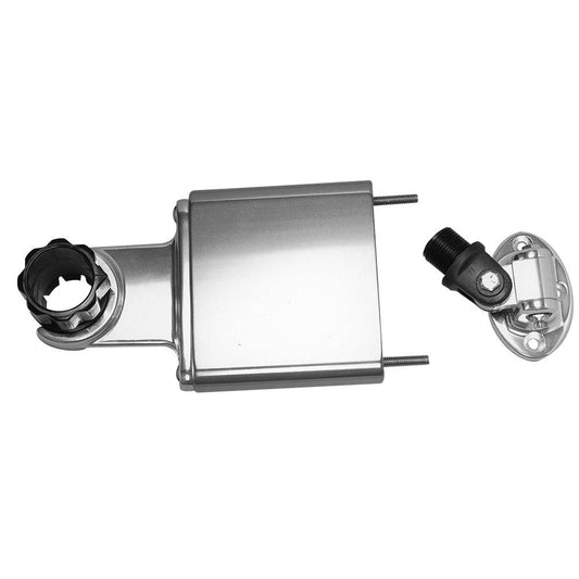 Rupp Standard Antenna Mount Support w/4-Way Base, Spacer & 1.5" Collar [PAK-0002] - Twin Screws Marine Service