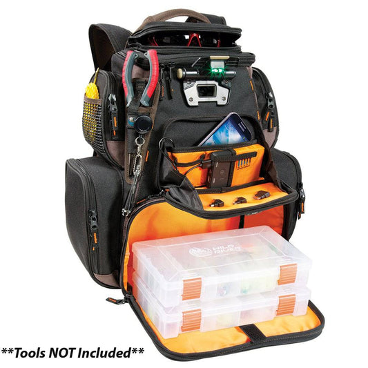 Wild River Tackle Tek Nomad XP - Lighted Backpack w/ USB Charging System w/2 PT3600 Trays [WT3605] - Twin Screws Marine Service