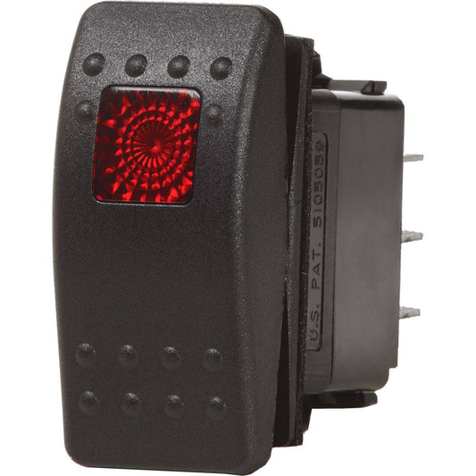 Blue Sea 7943 Contura II Switch SPDT - (ON)-OFF-ON - Black [7943] - Twin Screws Marine Service