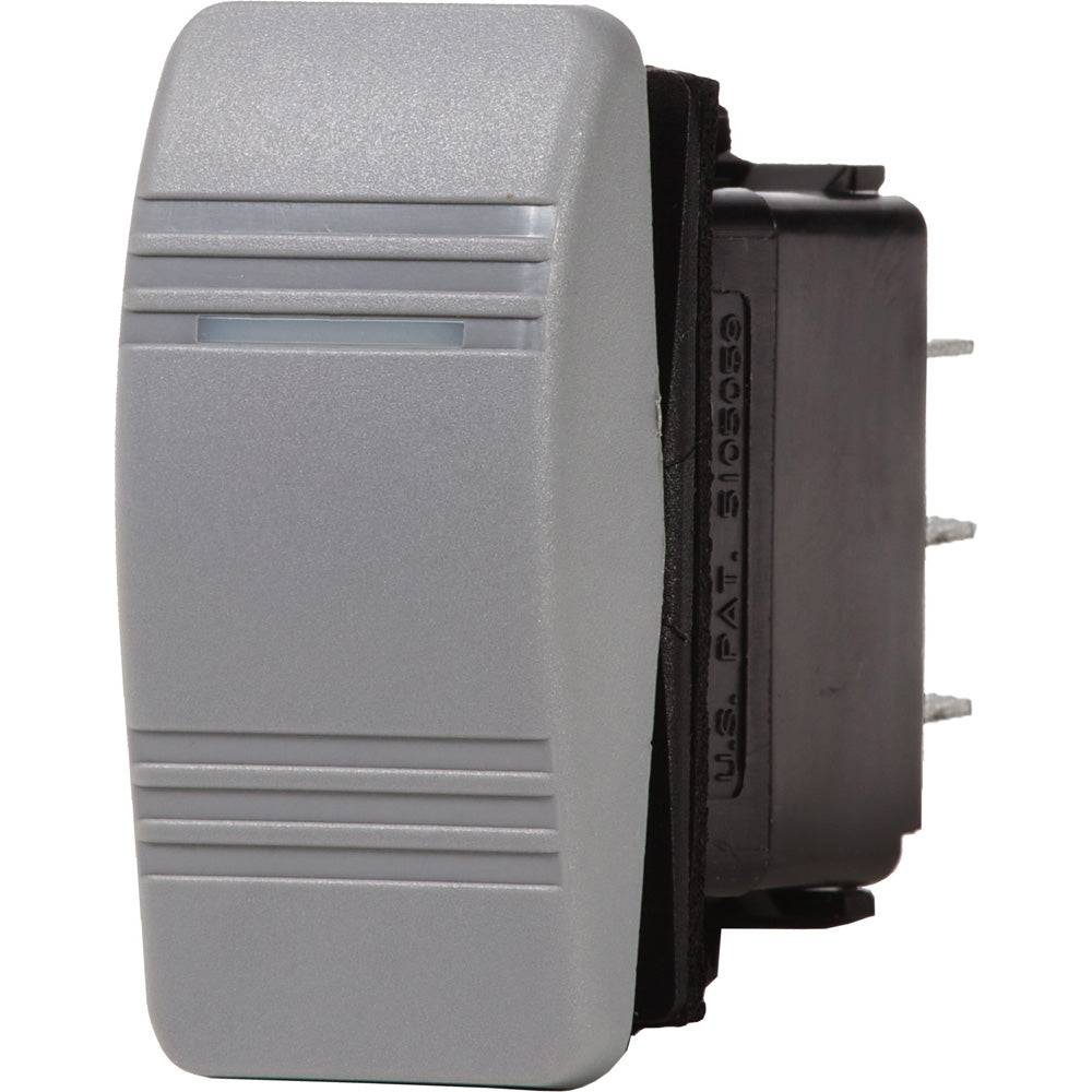 Blue Sea 7944 Contura III Switch SPDT - (ON)-OFF-ON - Gray [7944] - Twin Screws Marine Service