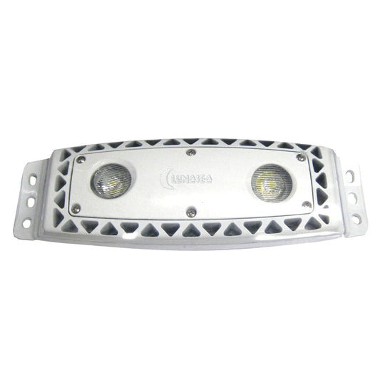 Lunasea High Intensity Outdoor Dimmable LED Spreader Light - White - 1,100 Lumens [LLB-472W-21-10] - Twin Screws Marine Service