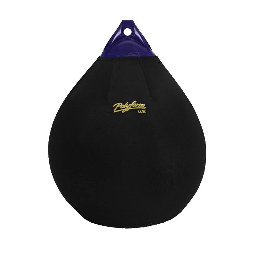 Polyform Fender Cover f/A-1 Fender - Black [EFC-A1] - Twin Screws Marine Service