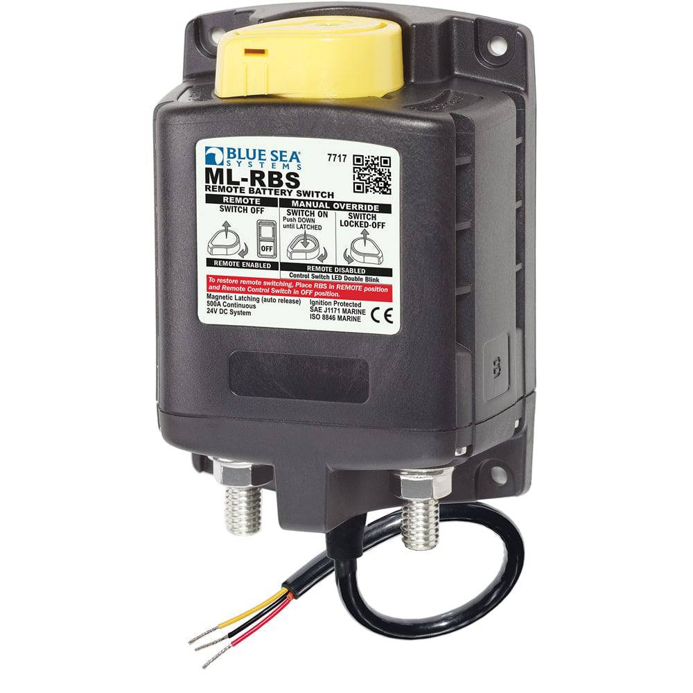 Blue Sea 7717 ML-RBS Remote Battery Switch w/Manual Control Auto-Release - 24V [7717] - Twin Screws Marine Service
