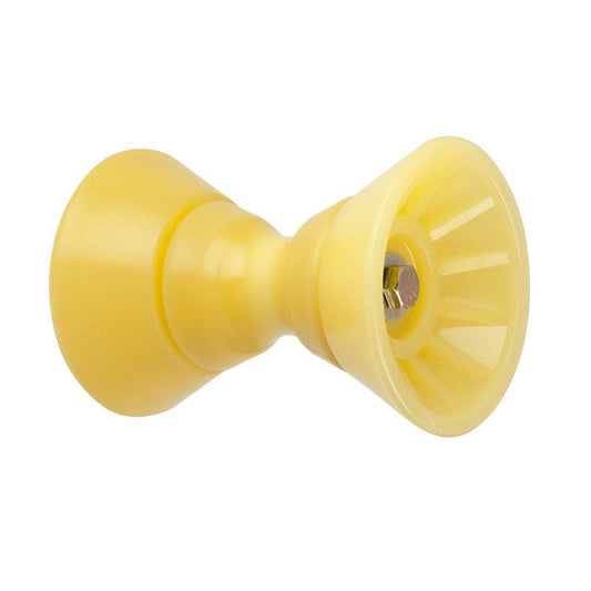C.E. Smith 4" Bow Bell Roller Assembly - Yellow TPR [29301] - Twin Screws Marine Service