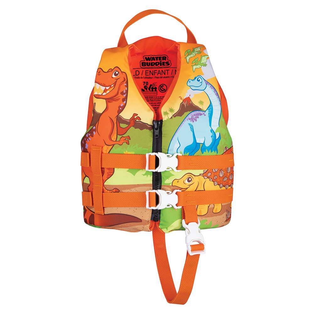 Full Throttle Water Buddies Life Vest - Child 30-50lbs - Dinosaurs [104300-200-001-15] - Twin Screws Marine Service