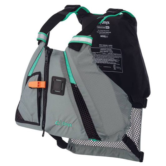 Onyx MoveVent Dynamic Paddle Sports Life Vest - XS/SM - Aqua [122200-505-020-15] - Twin Screws Marine Service