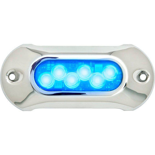 Attwood Light Armor Underwater LED Light - 6 LEDs - Blue [65UW06B-7] - Twin Screws Marine Service