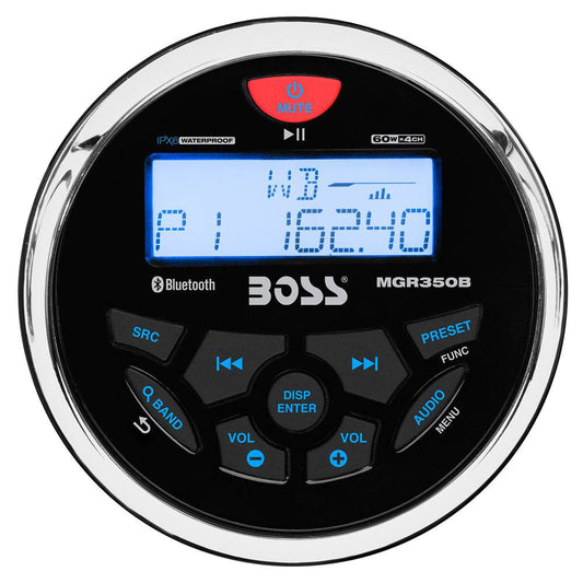 Boss Audio MGR350B Marine Stereo w/AM/FM/BT/USB [MGR350B] - Twin Screws Marine Service