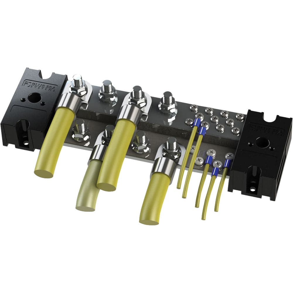 Blue Sea PowerBar 1000 - 8 3/8" Terminal Studs w/Cover [1990] - Twin Screws Marine Service