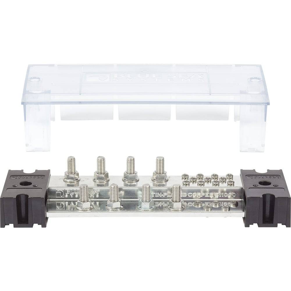 Blue Sea PowerBar 1000 - 8 3/8" Terminal Studs w/Cover [1990] - Twin Screws Marine Service