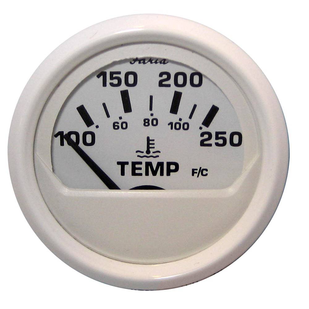 Faria Dress White 2" Water Temperature Guage (100-250 DegreeF) [13110] - Twin Screws Marine Service