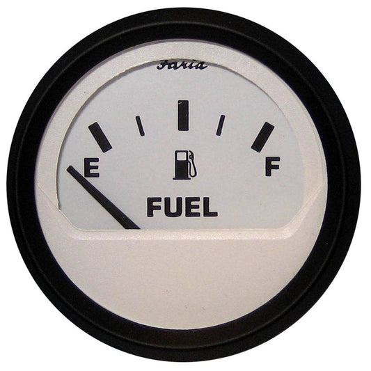 Faria Euro White 2" Fuel Level Gauge (E-1/2-F) [12901] - Twin Screws Marine Service