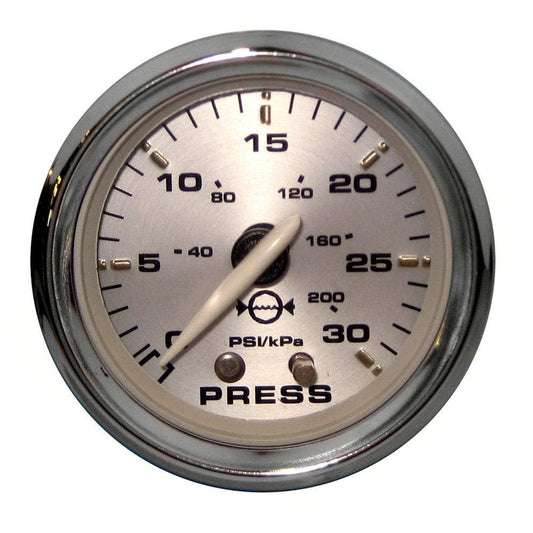 Faria Kronos 2" Water Pressure Gauge Kit - 30 PSI [19007] - Twin Screws Marine Service