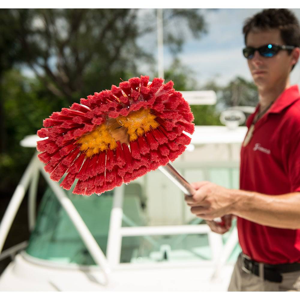 Shurhold 6" Combo Deck Brush - Soft & Medium [965] - Twin Screws Marine Service