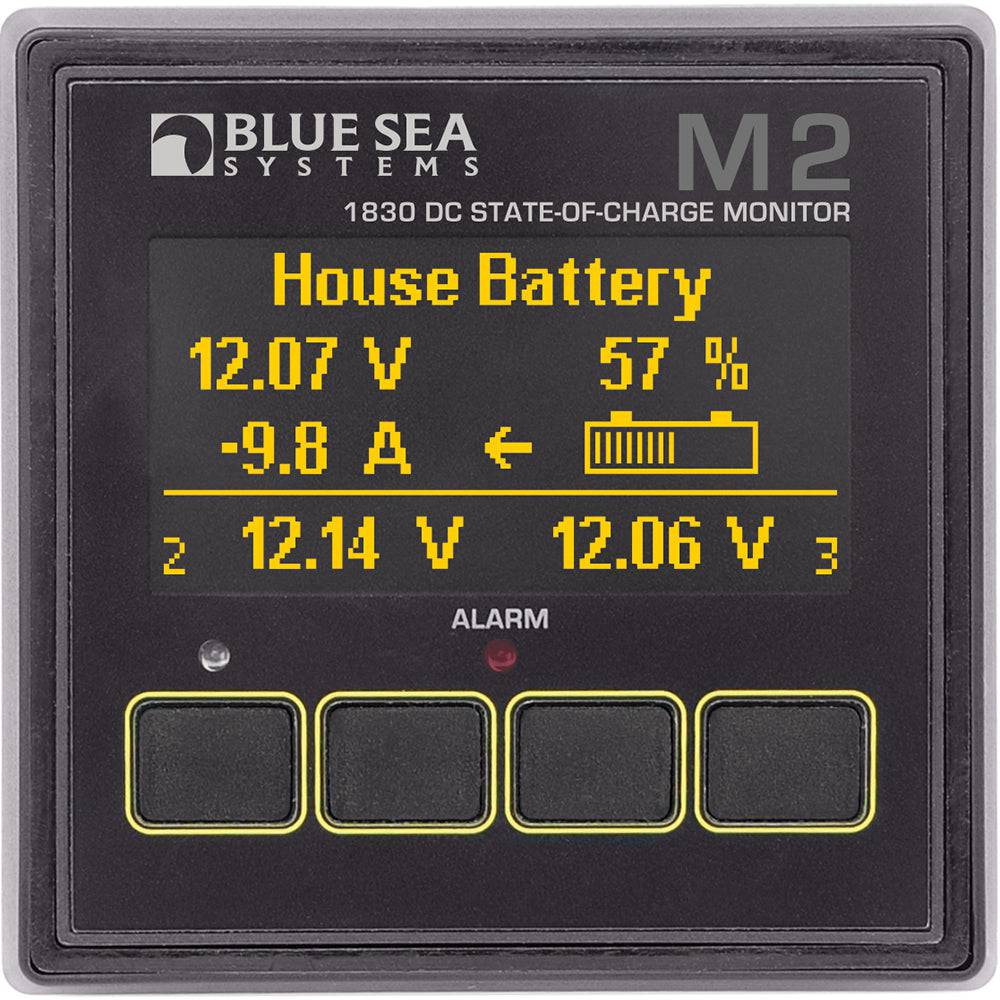 Blue Sea 1830 M2 DC SoC State of Charge Monitor [1830] - Twin Screws Marine Service