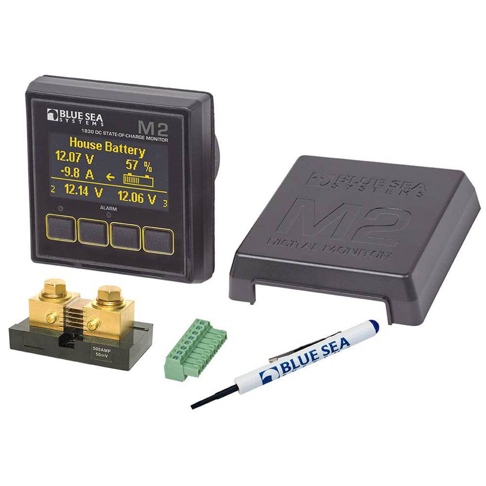 Blue Sea 1830 M2 DC SoC State of Charge Monitor [1830] - Twin Screws Marine Service