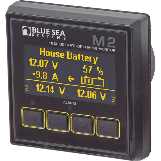 Blue Sea 1830 M2 DC SoC State of Charge Monitor [1830] - Twin Screws Marine Service