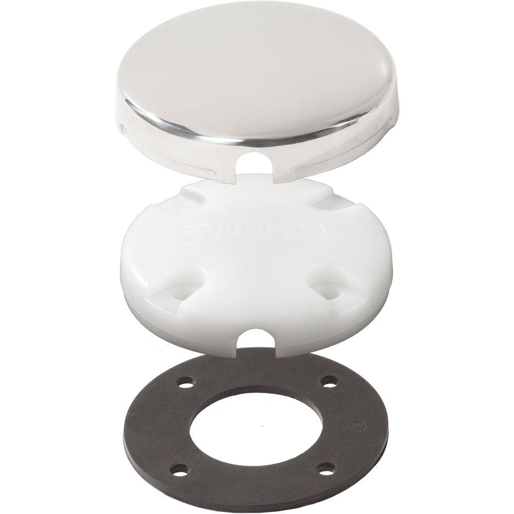 Blue Sea Side Entry CableClam w/Stainless Steel Dress Cap [1007100] - Twin Screws Marine Service