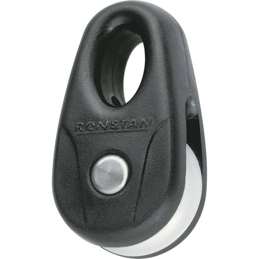 Ronstan Kite Block - Black w/White Sheave (Pair) [RF13101-2] - Twin Screws Marine Service