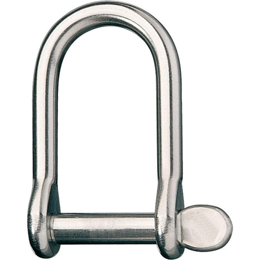 Ronstan Wide Dee Shackle - 1/4"Pin - 1-17/32"L x 1-7/32"W [RF1853] - Twin Screws Marine Service