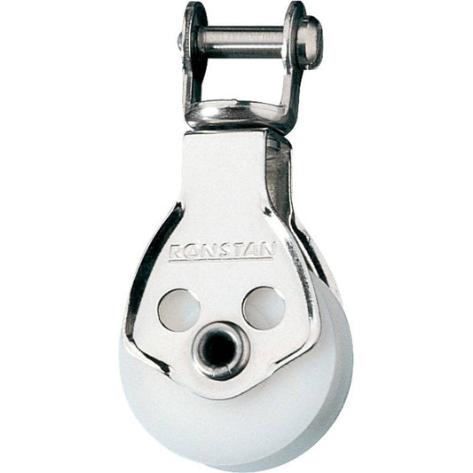 Ronstan Series 25 Utility Block - Single - Swivel Shackle Head [RF573] - Twin Screws Marine Service