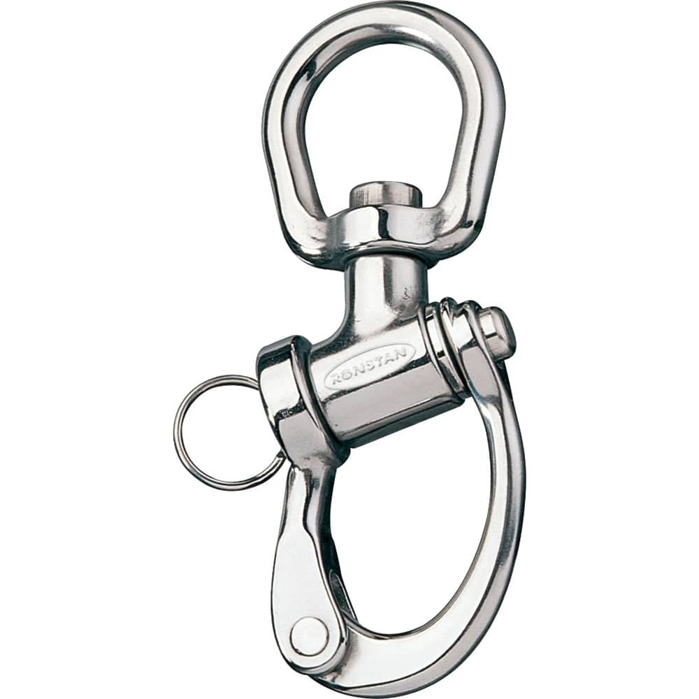 Ronstan Trunnion Snap Shackle - Large Swivel Bail - 122mm (4-3/4") Length [RF6321] - Twin Screws Marine Service