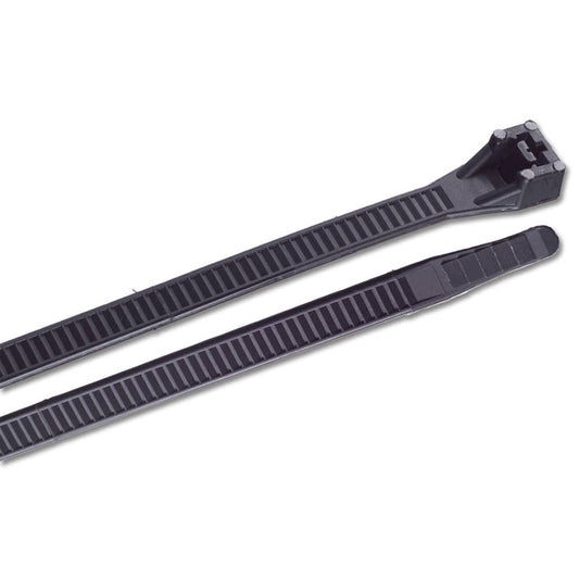 Ancor 17" UV Black Heavy Duty Cable Zip Ties - 10 pack [199217] - Twin Screws Marine Service