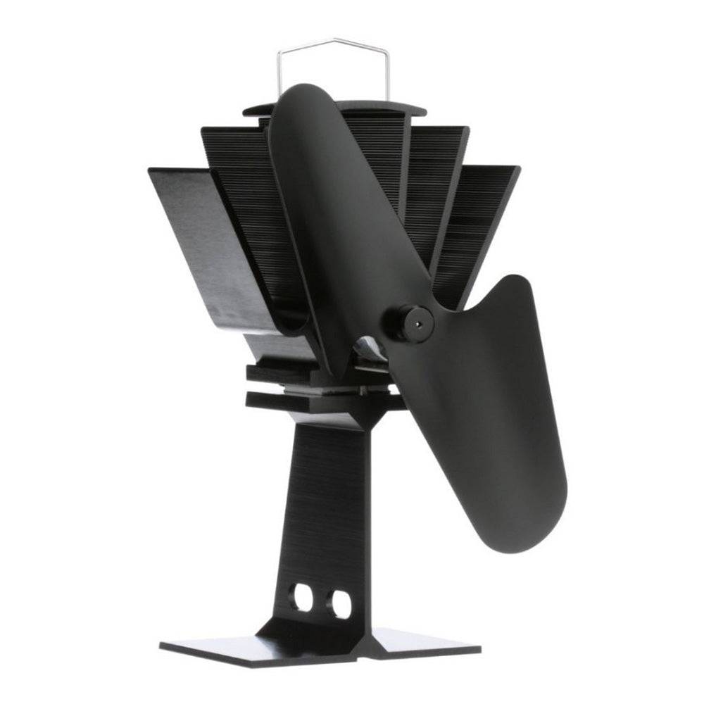 Ecofan Original Heat Powered Stove Fan - Black Blade [800CAXBX] - Twin Screws Marine Service