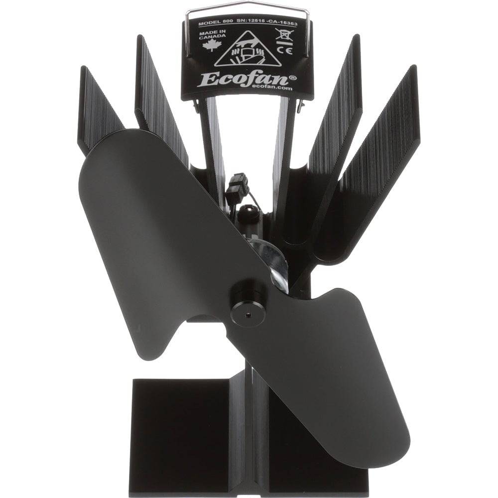 Ecofan Original Heat Powered Stove Fan - Black Blade [800CAXBX] - Twin Screws Marine Service