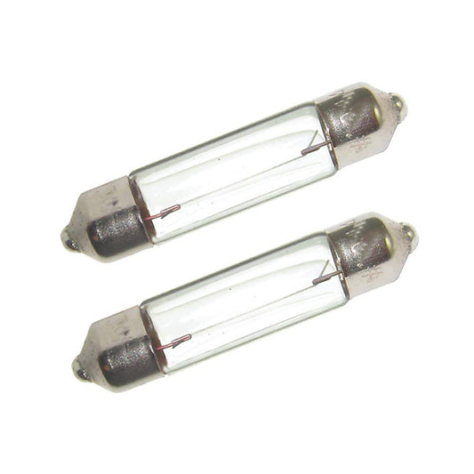 Perko Double Ended Festoon  Bulbs - 24V, 10W, .40A - Pair [0072DP1CLR] - Twin Screws Marine Service