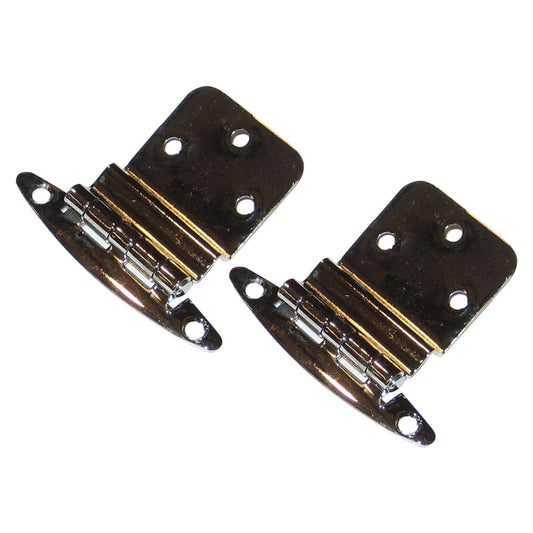 Perko Chrome Plated Brass 3/8" Inset Hinges [0271DP0CHR] - Twin Screws Marine Service