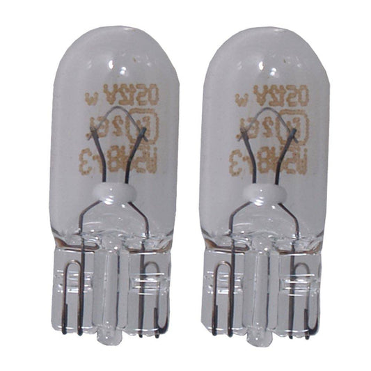 Perko Wedge Base Bulb - 12V, 5W, .35A - Pair [0338DP1CLR] - Twin Screws Marine Service