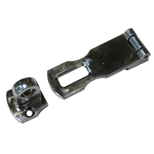 Perko Swivel Eye Hasp - 3" - Chrome Plated Zinc [1194DP0CHR] - Twin Screws Marine Service