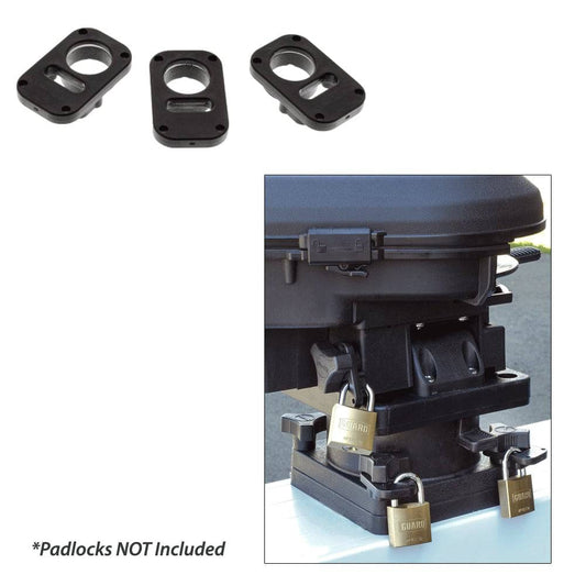 Scotty 3134 Downrigger Security System 3-Piece Locking Plates w/o Padlocks [3134] - Twin Screws Marine Service