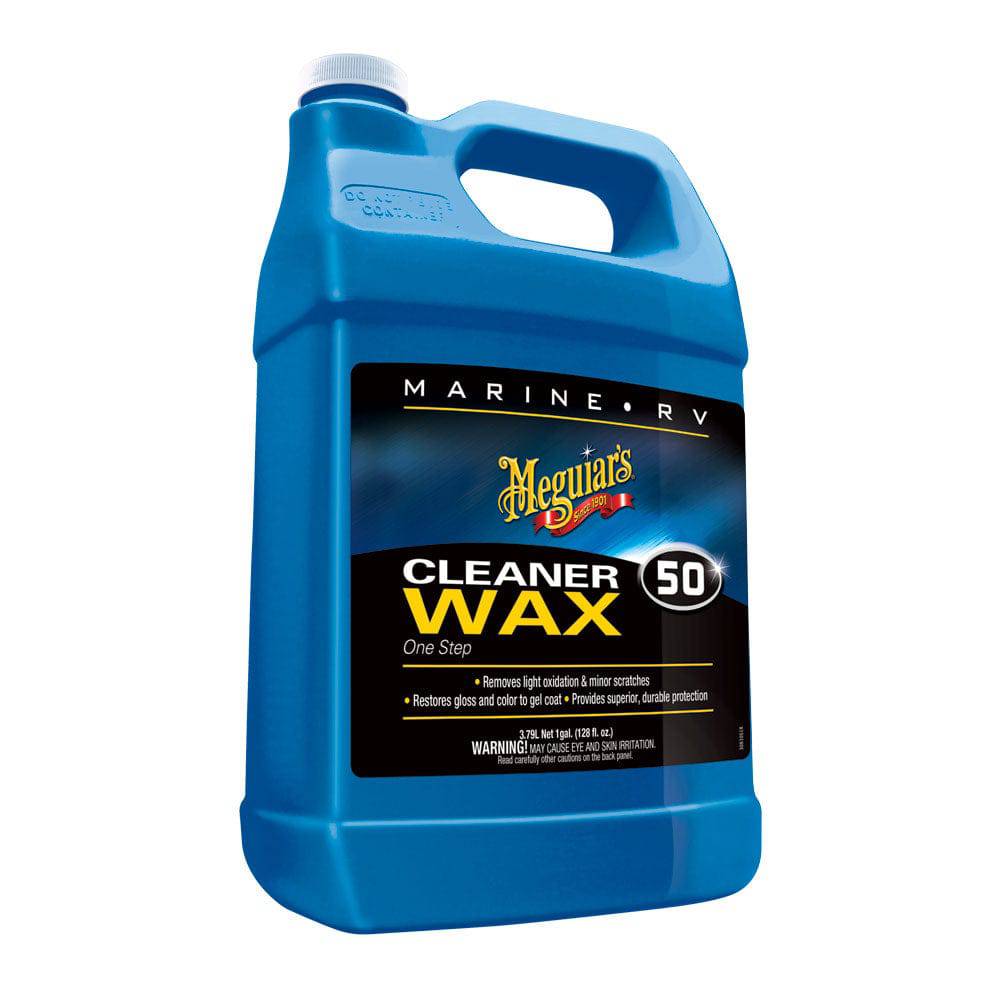 Meguiar's #50 Boat/RV Cleaner Wax - Liquid 1 Gallon [M5001] - Twin Screws Marine Service