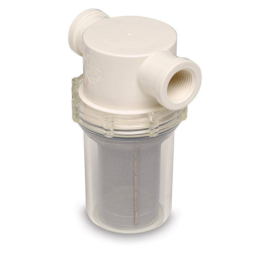 Shurflo by Pentair 1/2" Raw Water Strainer - 50 Mesh Screen [253-120-01] - Twin Screws Marine Service