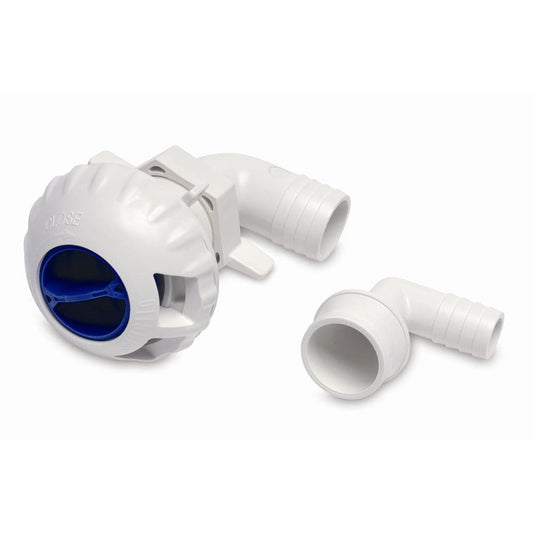 Shurflo by Pentair Livewell Fill Valve w/3/4"  1-1/8" Fittings [330-021] - Twin Screws Marine Service