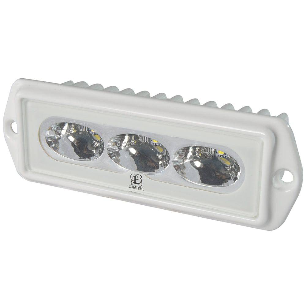 Lumitec CapriLT - LED Flood Light - White Finish - White Non-Dimming [101288] - Twin Screws Marine Service