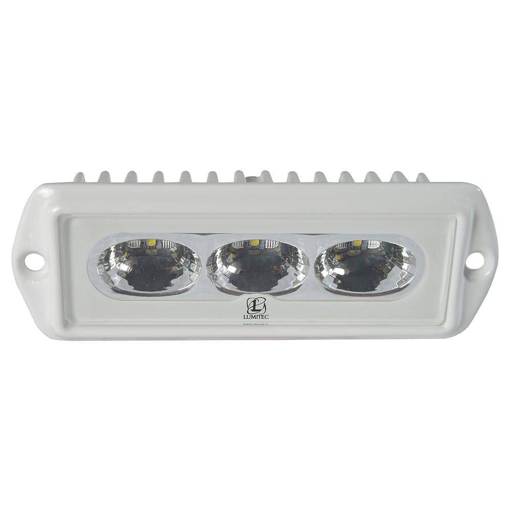 Lumitec CapriLT - LED Flood Light - White Finish - White Non-Dimming [101288] - Twin Screws Marine Service